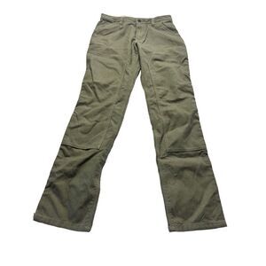 Patagonia Womens Slim All Seasons Hemp Pants - Long Fatigue Green Size 10x33 NWT